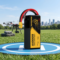 Batterie LiPo 6S 22,2V 6000mAh 35C, pack de batteries au lithium polymère, OEM ODM, pour drone agricole de pulvérisation RC FPV UAV, batterie LiPo rechargeable