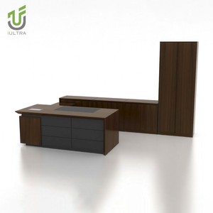 Iultra truyền thống chạm khắc gỗ gụ bàn điều hành sang trọng Hoàng gia CEO bảng thiết kế hiện đại phong cách bền MDF MFC gỗ - Product Image 5