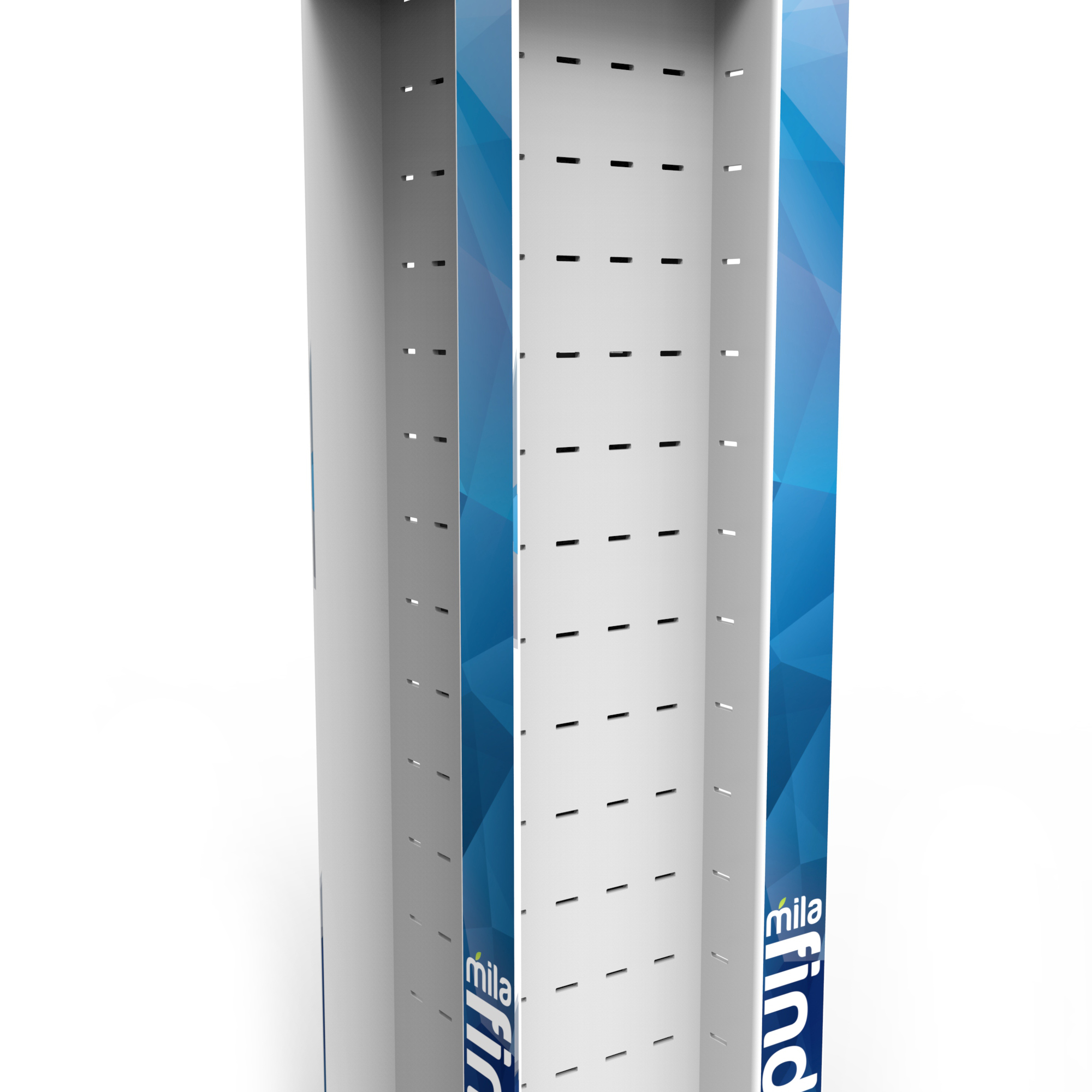PVC Rotary Cellphone Charging Cable Display Stand for Stores — view 4