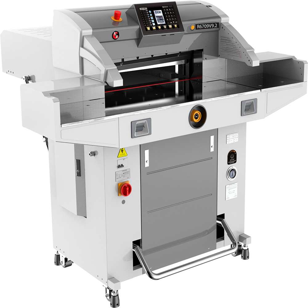 Автоматический гидравлический резак для бумаги Boway с сенсорным экраном, 1000 листов, размер A3