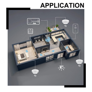 Panneau de commande d'alarme incendie sans fil Tanda, écran LCD TFT de 2,8 pouces, communication LoRa, 1 boucle sans fil, matériau ABS durable, alarme - Product Image 6