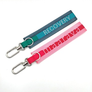 Yyx Chất Lượng Cao Tùy Chỉnh Màu Sắc Nylon Jacquard Tay Dây Đeo Cổ Tay Dây Buộc Keychain Với Snap Hook - Product Image 4