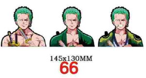 สติกเกอร์ตกแต่งรถยนต์ลายการ์ตูนวันพีซ นิคา ลูฟี่ โซโล นามิ แบบ 3 มิติ กันน้ำ ขนาด 10-15 ซม. จำนวน 1400 แบบ  ออกแบบเองได้ - Product Image 4