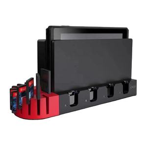 Support de rangement et organiseur d'espace avec station de charge compatible avec le <span class=keywords><strong>chargeur</strong></span> Nintendo <span class=keywords><strong>Switch</strong></span> pour manettes Joy-Con - Product Image 2