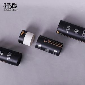 Food Grade Cylinder <strong>Box</strong> Round <strong>Long</strong> Black Kraft Cardboard Paper Tube Packaging <strong>Box</strong> for Loose Tea - Product Image 3