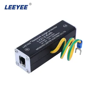 Hot Selling Netwerk 1000Mbps RJ45 Bliksembeveiliging Overspanningsbeveiliging Spd Voor Ethernet