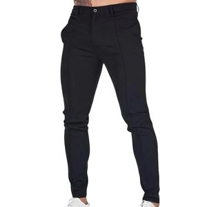 Proveedor de Dropshipping, Pantalones Casuales para Hombre, Pantalones Deportivos Ajustados y Elásticos para Exteriores, Pantalones Rectos, Pantalones de Traje - Product Image 2