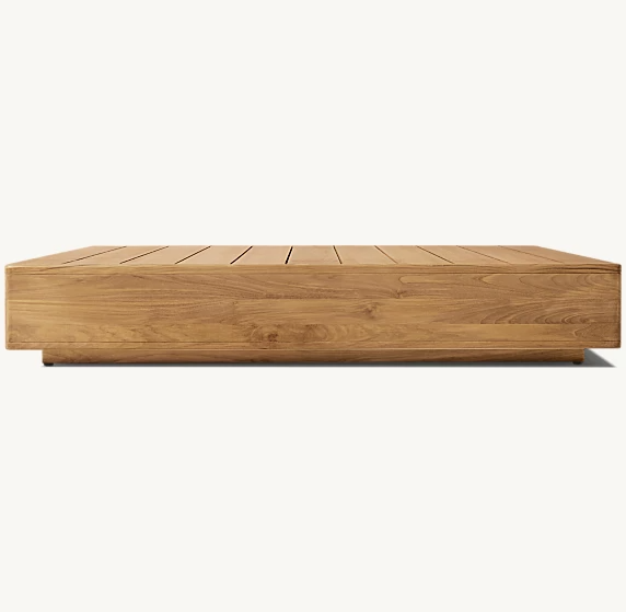 longue table basse
