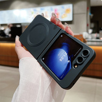 Casing Ponsel Silikon Magnetik Lembut untuk Samsung Galaxy Z Flip 6 5 4 3 Casing Ponsel Samsung Z Lipat Mewah