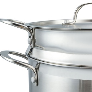 Personalizzazione all'ingrosso cucina cucina antiaderente pentole e padelle in acciaio inox casseruola salsa Pan Set - Product Image 6