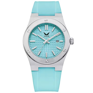 Correa de Silicona Original, Esfera Azul a Cuadros con Fecha, Reloj de Lujo Luminoso de Moda para Hombre, Nuevo 2024, Marca Privada - Product Image 1