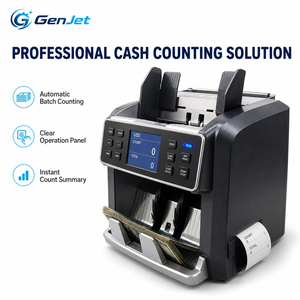 เครื่องนับธนบัตรอัจฉริยะพร้อมระบบตรวจจับธนบัตรปลอมและเครื่องพิมพ์ในตัวสำหรับการจัดการเงินสดในร้านค้าปลีก - Product Image 4