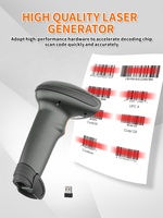 En Ucuz El Tipi veya Eller Serbest Mini QR Barkod Tarayıcı Barkod Okuyucu Satılık 1D CCD Barkod Tarayıcı Kablosuz USB RS232 ile