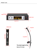 Micrófono de Condensador Cardioide con Cable Soundmark CX-500, Tamaño Pequeño, Conector XLR, Control de Volumen, Batería AA, Cable de Datos, 50-18kHz