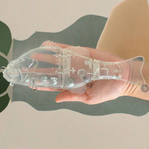 Leurre Artificiel Rigide Jackall Ganterel Midwater Grande Taille 20cm 135g, Type Swim Bait pour Morue, en ABS, avec Hameçons pour Lac et Rivière, Non Peint, avec Boucle de Lestage - Product Image 3