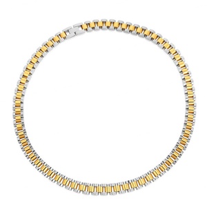 Chaîne Hip-hop Cuban Link en Acier Inoxydable pour la Fabrication de Bijoux, Chaîne de Montre Originale en Or 14k 18k pour Hommes, Garçons et Filles - Product Image 4