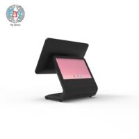 Terminal Punto de Venta con Pantalla Táctil Principal de 15.6 Pulgadas y Pantalla para Clientes de 11.6 Pulgadas, Caja Registradora para Restaurante, Supermercado y Mostrador de Cobro