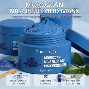 <span class=keywords><strong>Masque</strong></span> Nettoyant Profond pour le <span class=keywords><strong>Visage</strong></span> à l'Argile Bleue Bio Naturelle Marque Blanche - <span class=keywords><strong>Masque</strong></span> Facial au Kaolin et à l'Argile Bleue <span class=keywords><strong>Nila</strong></span> du Maroc - Product Image 2