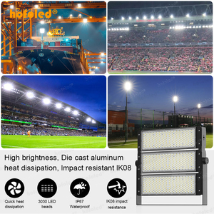 Entrega Rápida, Lámpara LED de Alta Potencia para Exteriores de 250W 500W 600W 760W, Lámpara de Mástil Alto para Estadios, Foco Modular, Reflector de 1000W - Product Image 2
