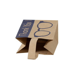 Bolsa de Papel Kraft Pequeña con Asa para Tienda de Gafas, Personalizable con su Logotipo, para Agradecer a los Clientes - Product Image 6