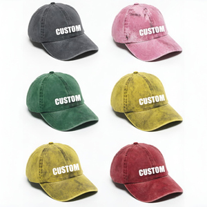Gorras de Béisbol Deportivas Personalizadas al por Mayor de Fábrica, Unisex, de Alta Calidad, con 6 Paneles, Logotipo Bordado, Visera Curva, para Adultos - Product Image 1