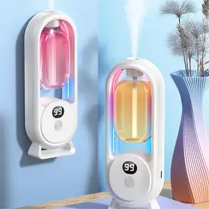 Mesin aromaterapi cerdas pemasangan dinding, penyebar aromaterapi Desktop penghilang bau untuk kamar mandi rumah kantor