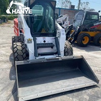 Chargeuse compacte Bobcat S300 d'occasion multifonction pour travaux agricoles et de construction en stock, pas cher et abordable
