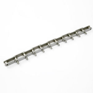 Konveyör için çok fonksiyonlu çift Pitch konveyör zinciri kemer paslanmaz çelik masa zinciri - Product Image 2