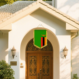 Wholesale Mini Pennant Car Flags 20x30cm Zambia Wall Decor <b>Small</b> Ornaments Hanging Digital Printing - Product Image 5