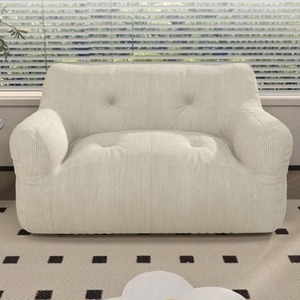 Sofá de Tela Relajante de Dos Plazas, <span class=keywords><strong>Puff</strong></span> <span class=keywords><strong>Gigante</strong></span> Multifuncional, Sofá Estético para Sala de Estar o Dormitorio - Product Image 2