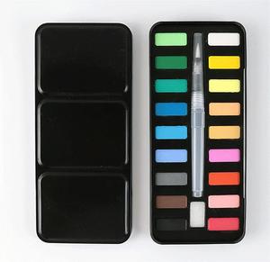 Nouveauté : Ensemble de peintures <span class=keywords><strong>à</strong></span> l'<span class=keywords><strong>aquarelle</strong></span> solides 12/18/24/36 couleurs, pigments pour enfants, artistes et débutants - Product Image 2