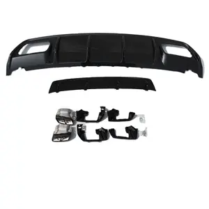 Rear Diffuser Uitlaatpijp Staart Uitlaat Tip Voor Mercedes Benz W176 A250 2016-18