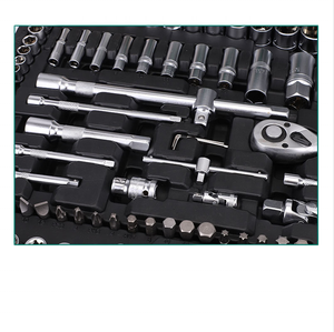 Ensemble d'outils de quincaillerie de 131 pièces, boîte à outils multifonctionnelle en acier forgé, pour la réparation à domicile, le travail du bois, l'électricité, la mécanique - Product Image 3