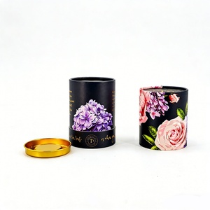 Paper Cylinder <b>Box</b> for Tea Customized Size and Design Eco-friendly Material Food Grade Paper Tube Packaging - Product Image 4