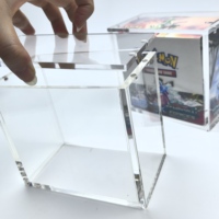 Boîte de protection et de rangement en acrylique pour TCG Mega Evolution Phantasmal Flames Center Elite Trainer Box ETB