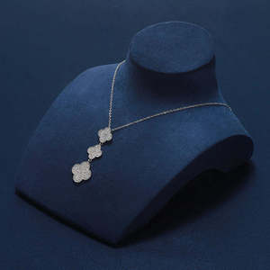 Luxury Velvet Jewelry Display Set Complete Jewelry Display Stand Set for Necklace Earring Ring Bracelet - Product Image 3