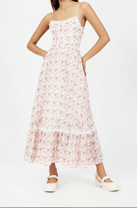 OEM ODM 2025 Vestidos elegantes de mujer de buena calidad Floral Midi Streetwear Ropa sostenible Lavable Fabricante de Vietnam - Product Image 6