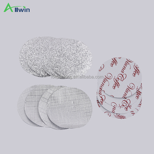 कस्टम स्टीकर एल्यूमीनियम पन्नी खाली कॉफी कैप्सूल के साथ स्टीकर एल्यूमीनियम खाली कॉफी कैप्सूल कंटेनर - Product Image 4