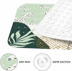 Tapis <span class=keywords><strong>de</strong></span> <span class=keywords><strong>bain</strong></span> <span class=keywords><strong>de</strong></span> coquillages d'étoiles <span class=keywords><strong>de</strong></span> mer <span class=keywords><strong>de</strong></span> plage pour baignoire antidérapant 40X16 pouces tapis <span class=keywords><strong>de</strong></span> baignoire extra long pour baignoire antidérapant <span class=keywords><strong>avec</strong></span> ventouses - Product Image 3