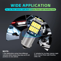Feux de voiture LED 4014 26SMD BA9S, lumière d'instrument de décodage, lumière de lecture de voiture, lumière de plaque d'immatriculation, ampoule LED 3W