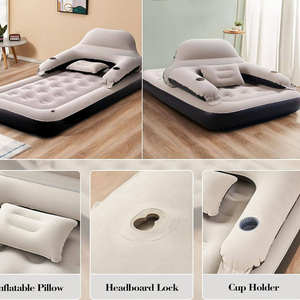 Colchón Inflable Individual Plegable de Tamaño Personalizado con Almohadas para Hogar, Hotel, Hospital, Sala de Estar, Parque y Uso en Exteriores - Product Image 2