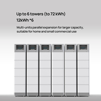 Batterie au lithium LiFePO4 empilable haute tension en stock UE 10 kWh 15 kWh 20 kWh pour stockage d'énergie solaire domestique hors réseau/hybride