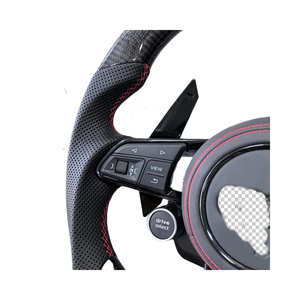 Accesorios para Automóviles SJC para Audi A3 A5 <span class=keywords><strong>B5</strong></span> S3 <span class=keywords><strong>S4</strong></span> R8, <span class=keywords><strong>Volante</strong></span> LED de Fibra de Carbono - Product Image 5