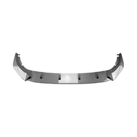 Glänzend Schwarzer und Carbon-Muster ABS Frontspoiler Passend für Volkswagen Golf MK8 2020-2024 Pro Standard Version