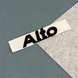 Adesivi Emblema Cofano in Plastica ABS Cromata <span class=keywords><strong>Nera</strong></span>, Decorazione Carrozzeria Auto, Adesivi per VITARA SX4 <span class=keywords><strong>S</strong></span>-<span class=keywords><strong>CROSS</strong></span> - Product Image 3