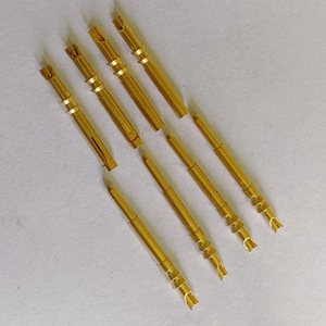 Quick Disconnect Copper <b>Terminal</b> Gold Plated Pure Copper Slotted Male And Female Pin Series High Conductivity Custom Size - Product Image 3