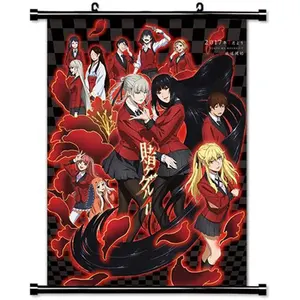 Venta caliente Anime patrón desplazamiento pancartas colgantes para regalo o decoración de la sala de estar