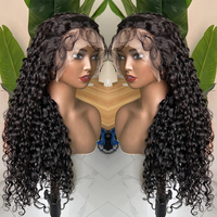 Proveedor Mayorista de Pelucas de Cabello Camboyano Virgen Natural Pre-Depilado 13x4 Onda al Agua Cabello Humano Pelucas de Encaje Frontal HD
