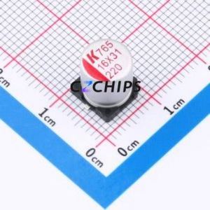 A765KN227M1CLAE016 Solid <b>Capacitor</b> SMD,D8xL10mm ( Capacitance: 220uF )( Precision: 20% Rated Voltage: 16V ) - Product Image 1