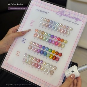 Suuseegel – Kit de vernis à ongles gel effet œil de chat 40 couleurs Moonlight, gel UV non toxique de haute qualité pour salon - Product Image 3
